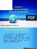 Lesson 2 - Hydrometeorological Hazards and Disasters