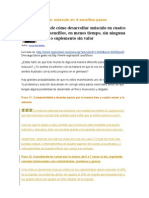 Cómo Desarrollar Músculo en 4 Sencillos Pasos