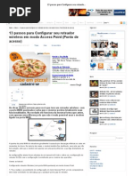 13 Passos Para Configurar Seu Roteador Wireless Em Modo Access Point (Ponto de Acesso) _ MUndo ZoOM