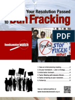 How To Get Your Resolution Passed: Fracking