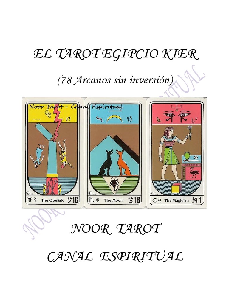 Tarot Egipcio: Arcanos y Significados | PDF | Moralidad | Conocimiento