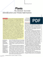 Poisonous Plants: Understanding The Need For Accurate Identification and Timely Information