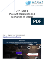 Register Mocaz Account Verification