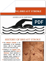 Swimming:Breast Stroke: Annie Lou H. Impuesto