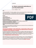 China aprieta control sobre privado