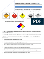 Segurança química e tratamento de resíduos