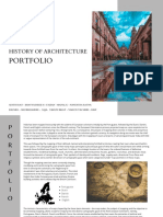 History of Architecture: Portfolio