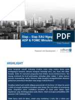 Siap - Siap XAU Ngegas, Fokus ADP & FOMC Minutes (05 Januari 2022)