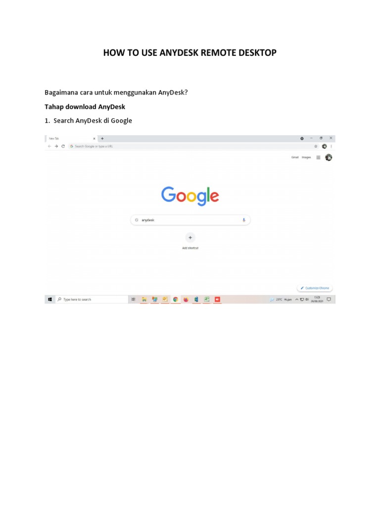 How To Use Anydesk Remote Desktop PDF