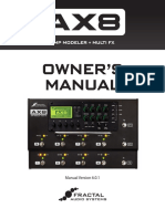 AX8 Owners Manual