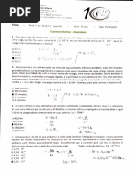 Atividade Corrente Elétrica - Fisica - Kailany Maroti3002