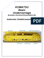 Komatsu Basic Undercarriage: Instructor Guide/Lesson Plans