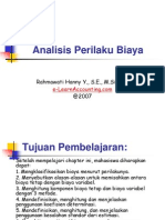 Slide - Analisis Perilaku Biaya