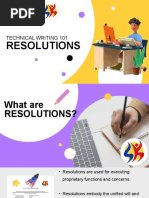 Student Government: Resolution Writing | PDF | Government