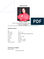 Wilma T. Ranque: Curriculum Vitae