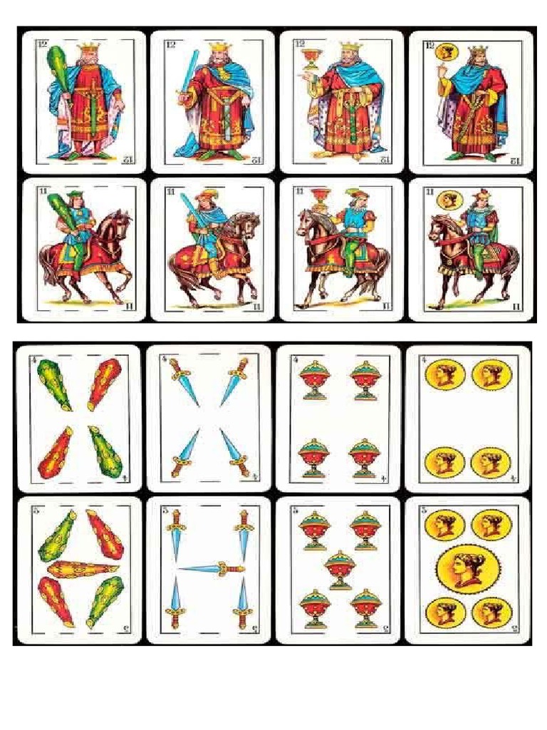 Baraja Espanola para Imprimir | PDF