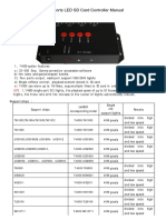 T4000 4 Ports LED SD Card Controller Manual: Note
