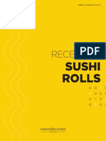 Recetario de Rollos de Sushi: Hosomaki, California Rolls, Avocado Roll y más