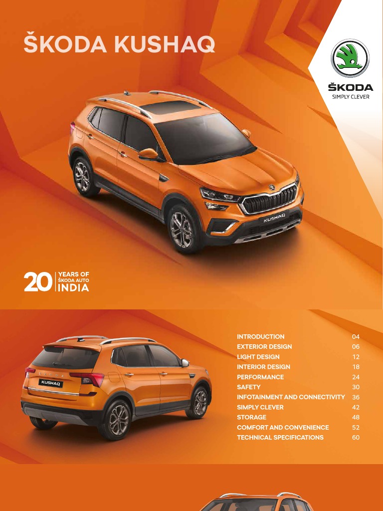 Kushaq Brochure PDF Airbag Anti Lock Braking System