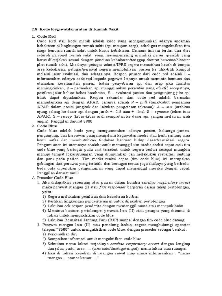 Code Blue | PDF