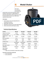 Modal Shaker: Technical Specifications