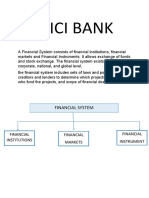 Icici Bank: Financial System