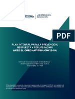 Anexo 2 Plan de Respuesta Institucional Por El Coronavirus Covid-19