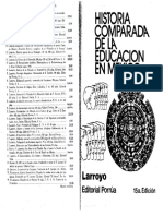 6.historia Comparada de La Eduación en México. LARROYO