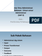 Pengantar Ilmu Administrasi (SAP 3)