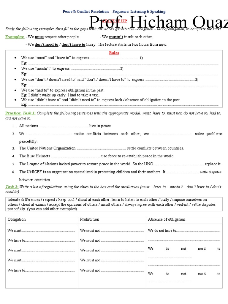 Peace & Conflict Resolution Guidelines | PDF