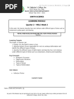 Earth Science 2nd Quarter Module 2