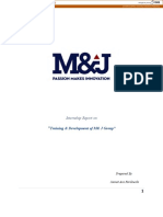 Training and development at M&J Group