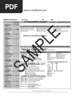 Diabetes Evaluation