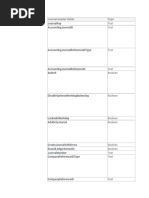 Connector Layouts CSV Format