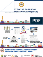 Support To The Barangay Development Program (SBDP)