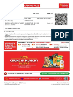 Boarding Pass Details for Patna to Bengaluru Flight