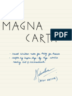 Magna Carta Handwritten Notes