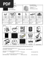 Quantifier Worksheet - Basic Level