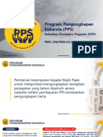 PROGRAM PENGUNGKAPAN SUKARELA