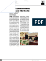 Cisl, il saluto di Piccinno: Migliorare il territorio - Il Resto del Carlino del 19 febbraio 2022
