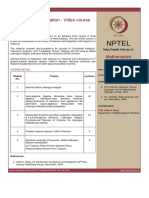 Nptel: Measure and Integration - Video Course