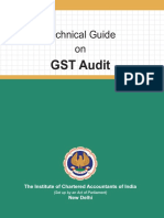 3rd Technical Guide On GST Audit