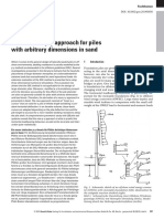 A New Static P-Y Approach For Piles With Arbitrary Dimensions in Sand