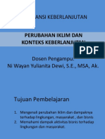 kontek perubahan iklim dan keberlanjutan