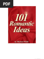 101 ideias românticas dia dos namorados