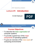 Dokuz Eylül University CME3205 Operating System Lecture Notes