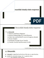 Chapter 2: Sinusoidal Steady-State Response: Created By: Nguyen Phuoc Bao Duy - HCMUT