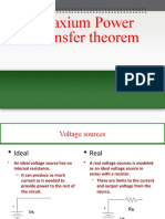 Maxium Power Transfer Theorem