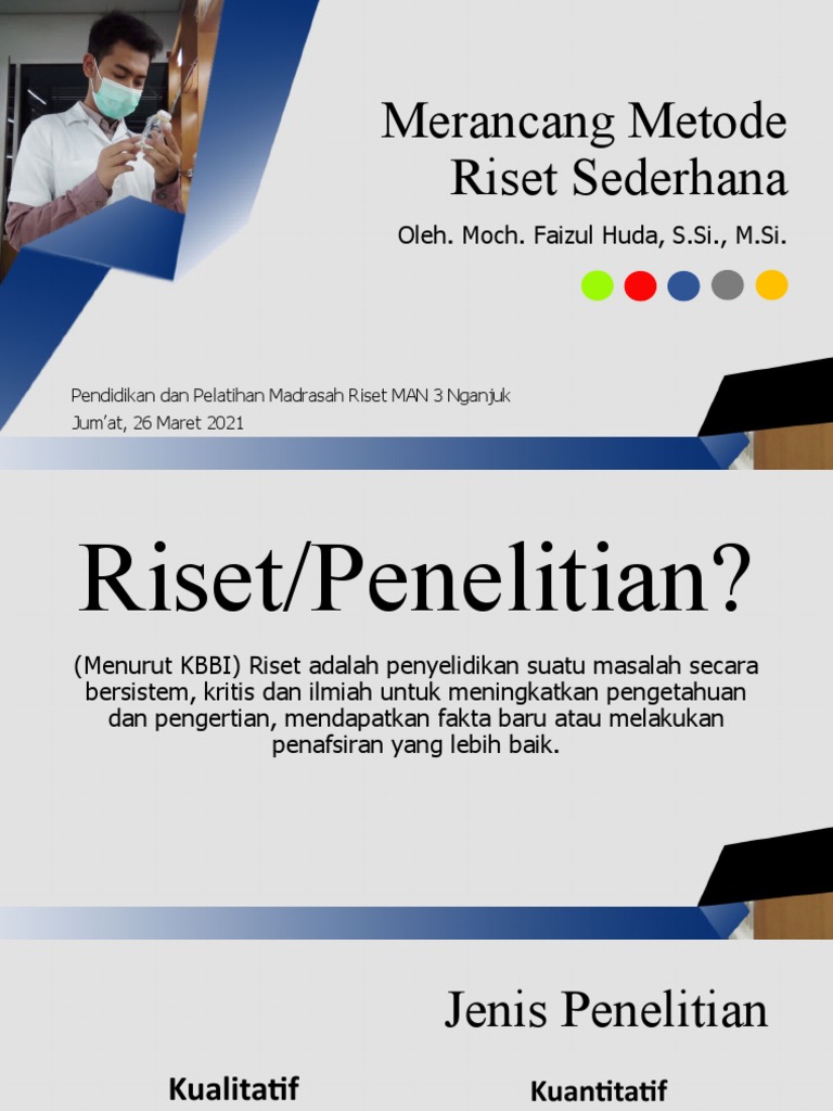 Riset Menurut KBBI dan Metode Penelitian | PDF