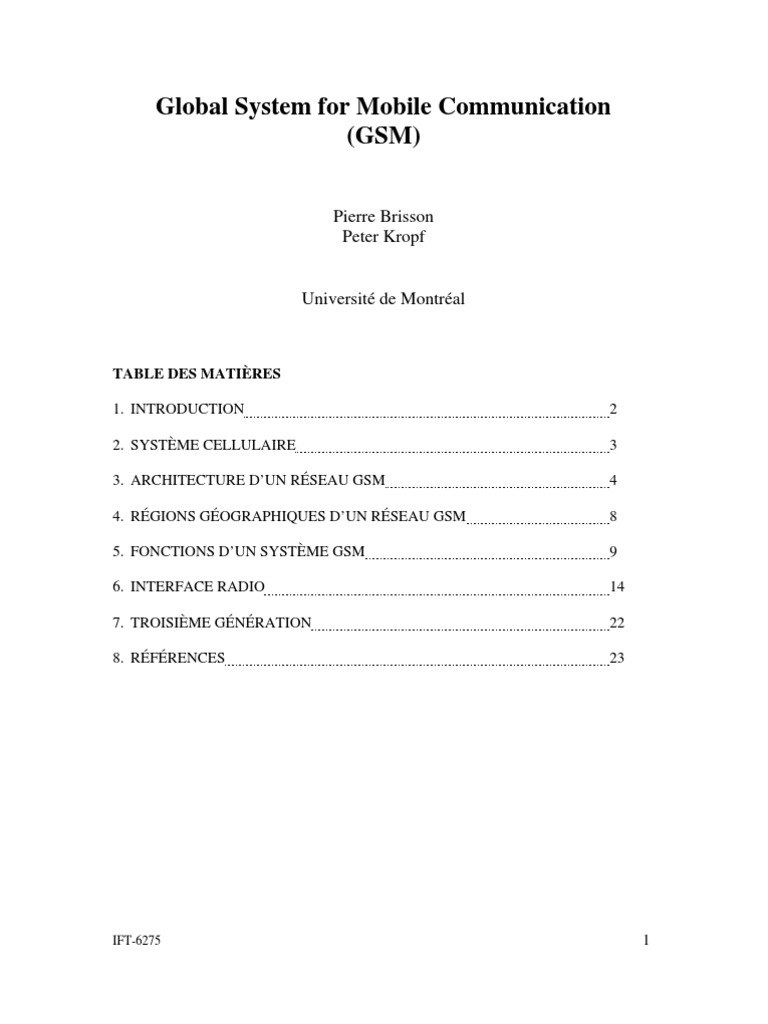 GSM | PDF